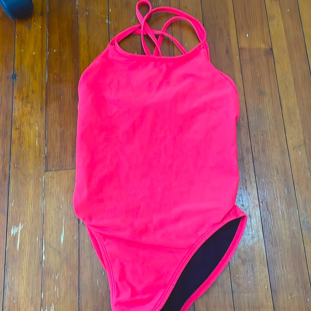 Jolyn Strawberry strappy one piece